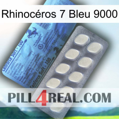 Rhinocéros 7 Bleu 9000 34